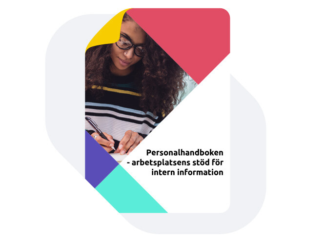 Faktablad Personalhandboken - arbetsplatsens stöd för intern information